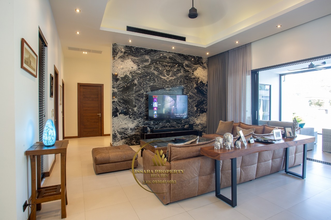 Luxury Pool Villa With Fully Furnished At Baan Hin Lek Fai For Sale