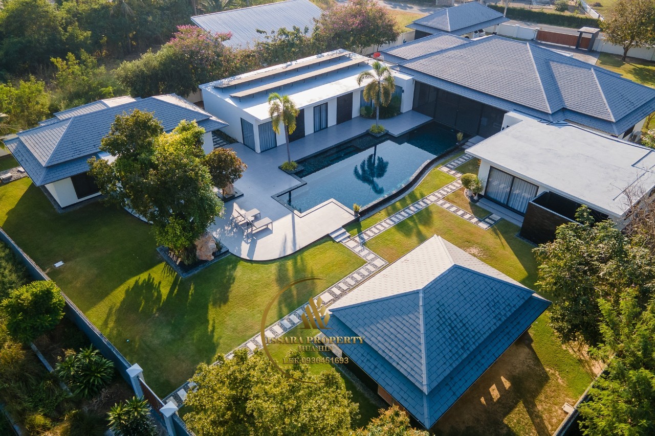 Luxury Pool Villa With Fully Furnished At Baan Hin Lek Fai For Sale