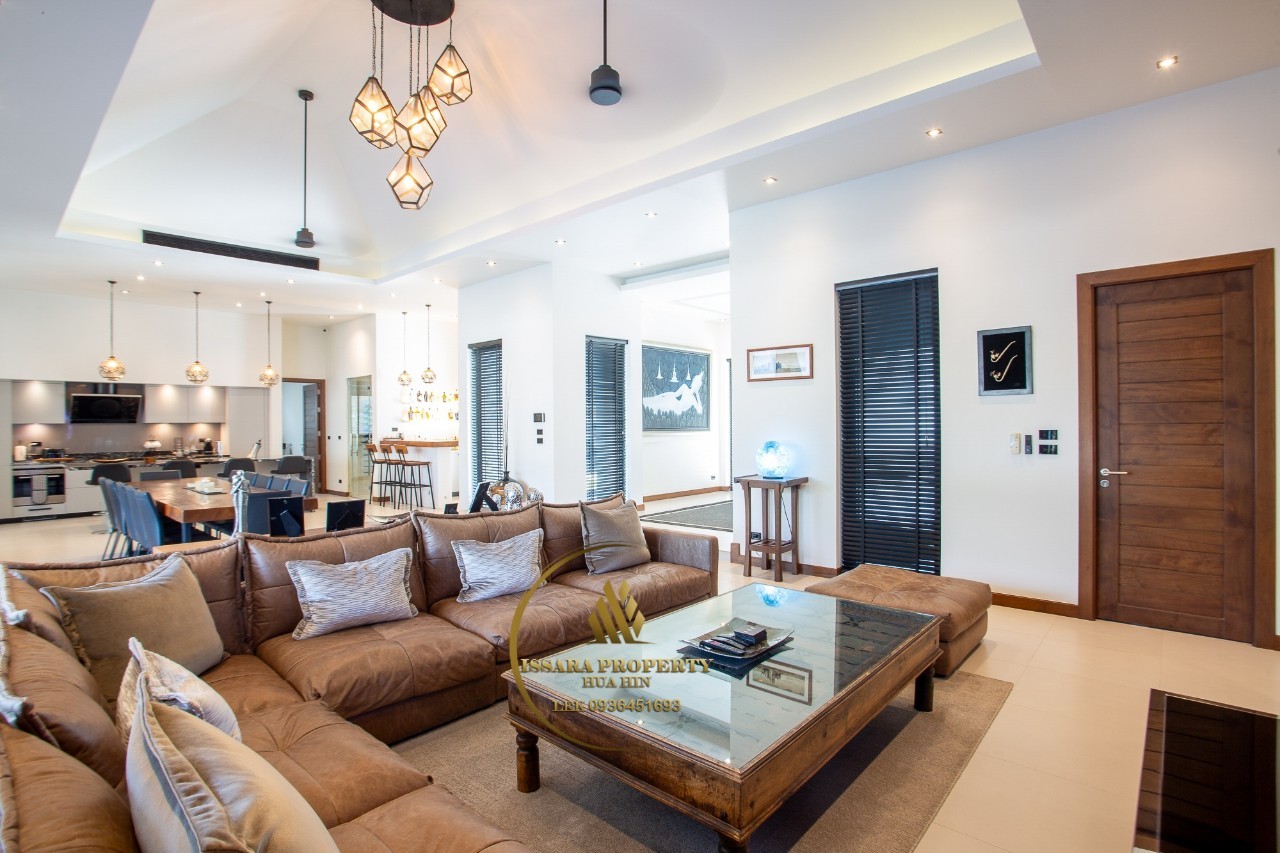 Luxury Pool Villa With Fully Furnished At Baan Hin Lek Fai For Sale