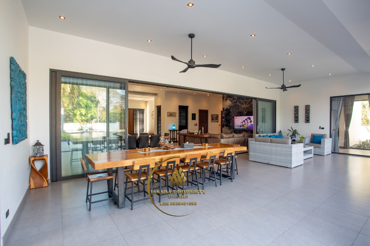 Luxury Pool Villa With Fully Furnished At Baan Hin Lek Fai For Sale