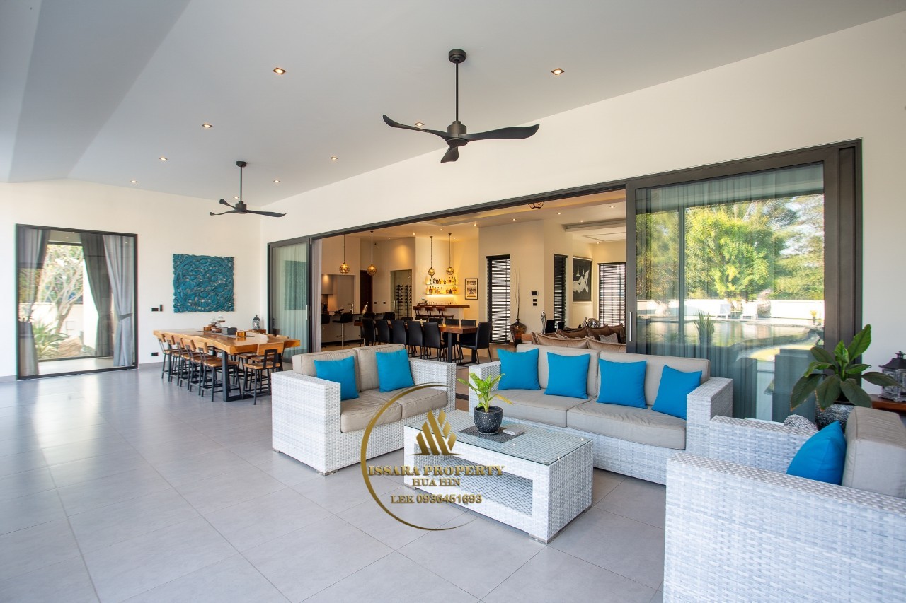 Luxury Pool Villa With Fully Furnished At Baan Hin Lek Fai For Sale