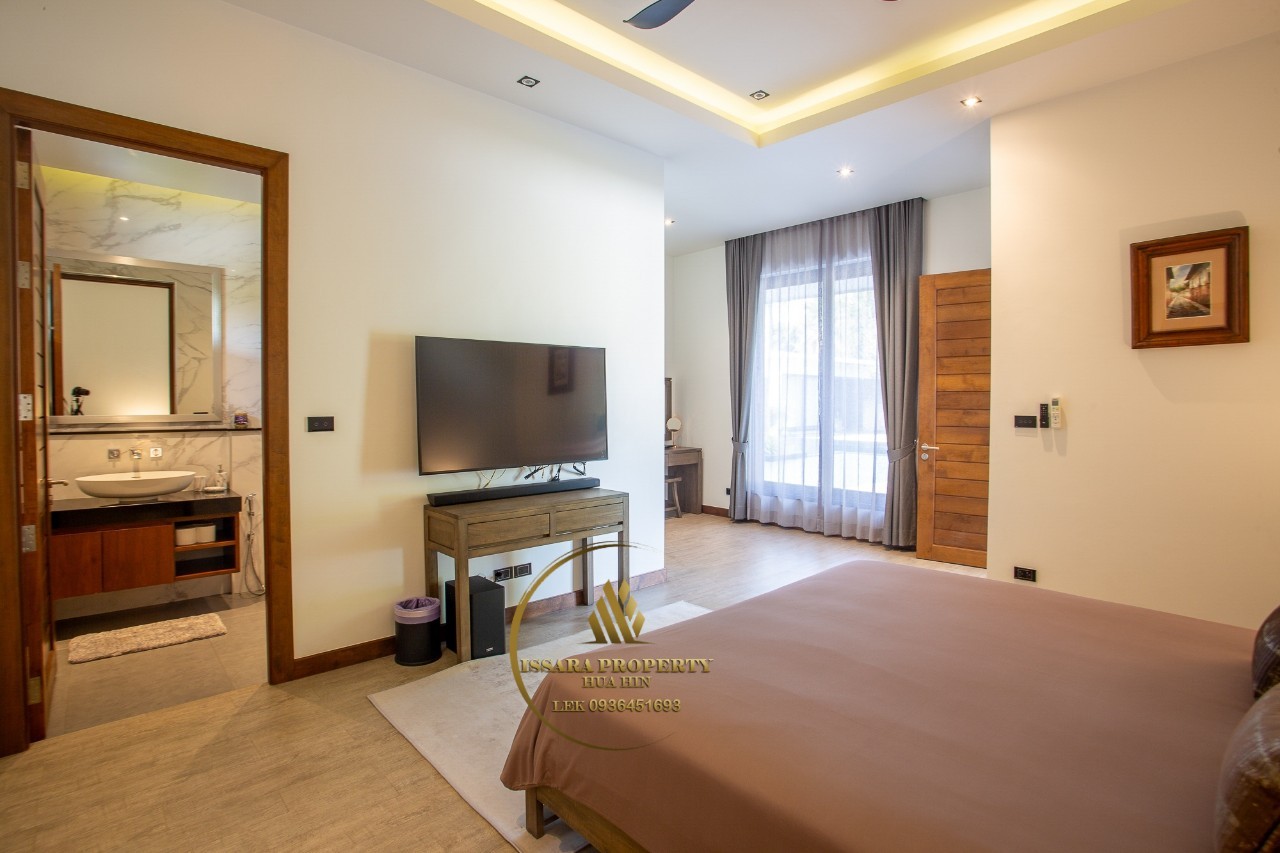 Luxury Pool Villa With Fully Furnished At Baan Hin Lek Fai For Sale