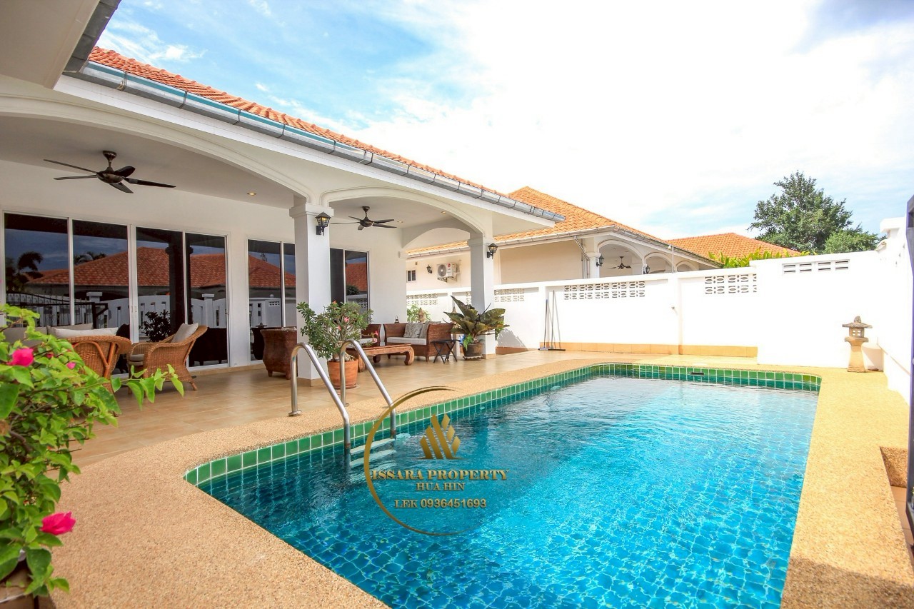 Fully Furnished 3-Bedroom Pool Villa at Norway Garden Hua Hin Soi 94 For Sale