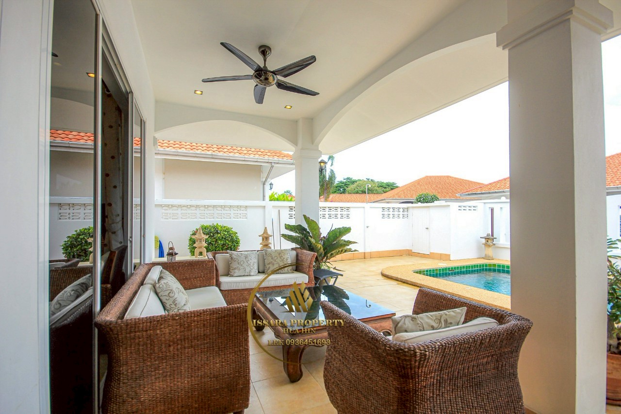 Fully Furnished 3-Bedroom Pool Villa at Norway Garden Hua Hin Soi 94 For Sale