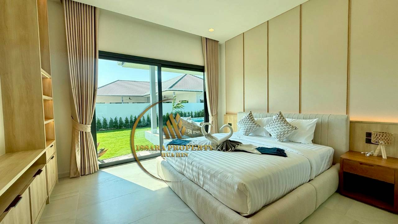 Ready To Move In With Fully Furnished Modern Pool Villa at Hua Hin Soi 112 For Sale