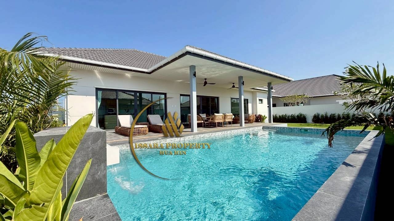 Ready To Move In With Fully Furnished Modern Pool Villa at Hua Hin Soi 112 For Sale