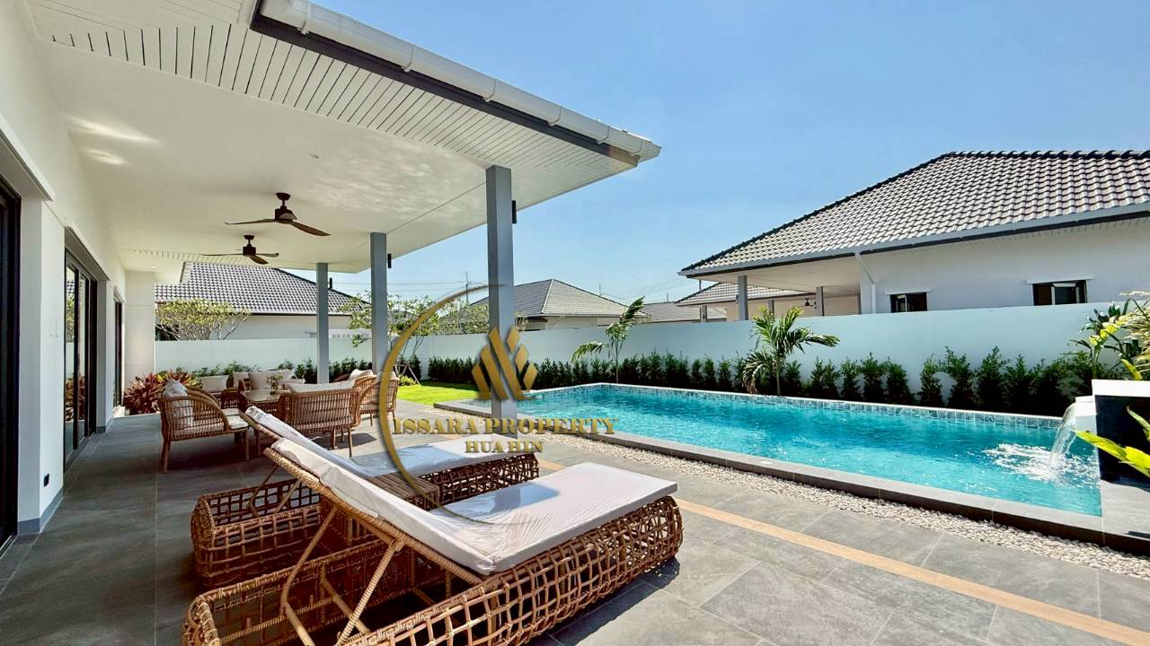 Ready To Move In With Fully Furnished Modern Pool Villa at Hua Hin Soi 112 For Sale
