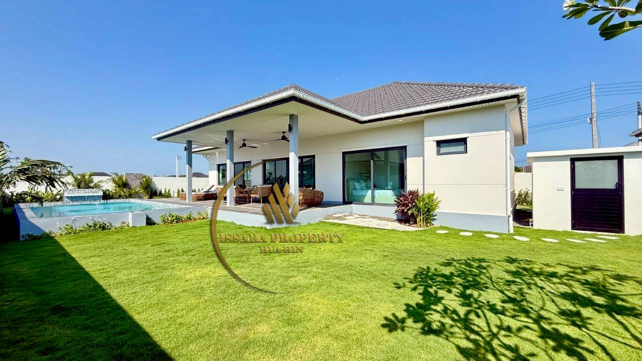 Ready To Move In With Fully Furnished Modern Pool Villa at Hua Hin Soi 112 For Sale