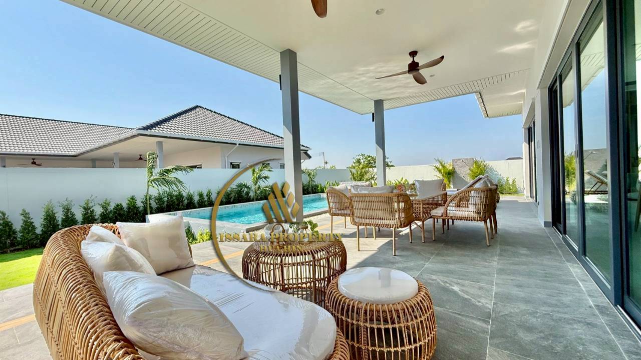 Ready To Move In With Fully Furnished Modern Pool Villa at Hua Hin Soi 112 For Sale