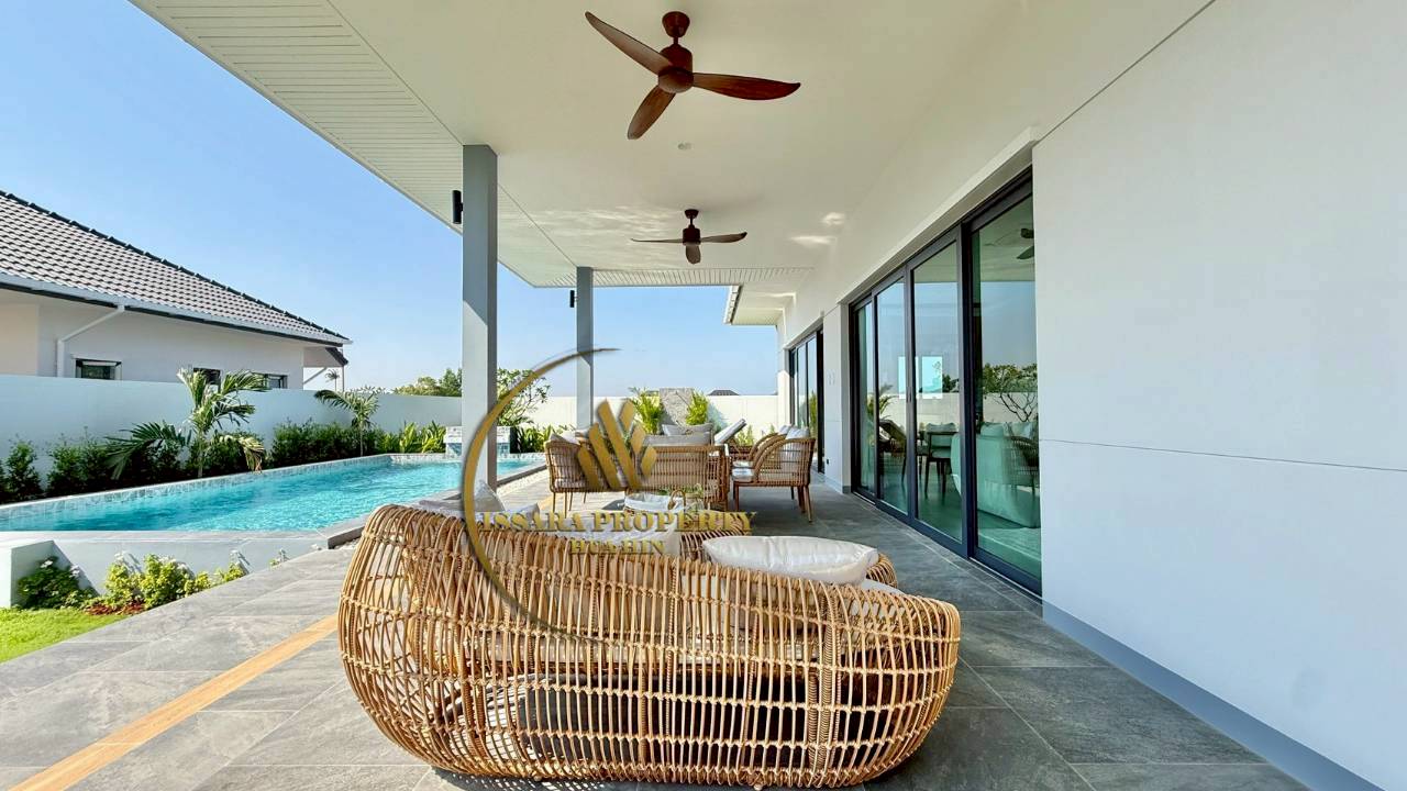 Ready To Move In With Fully Furnished Modern Pool Villa at Hua Hin Soi 112 For Sale
