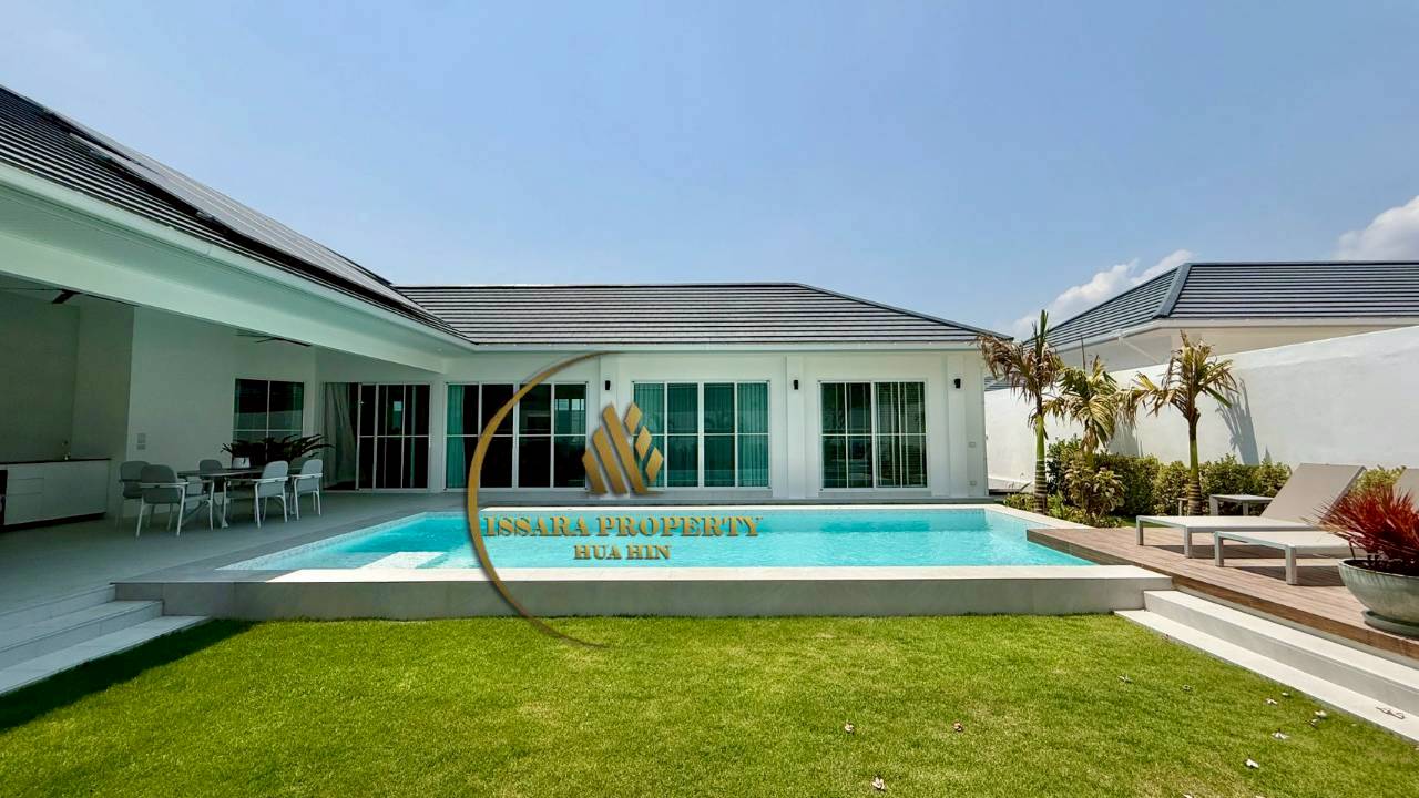 Modern 3 Bedroom Luxury Pool Villa with Solar System – Hua Hin Soi 112