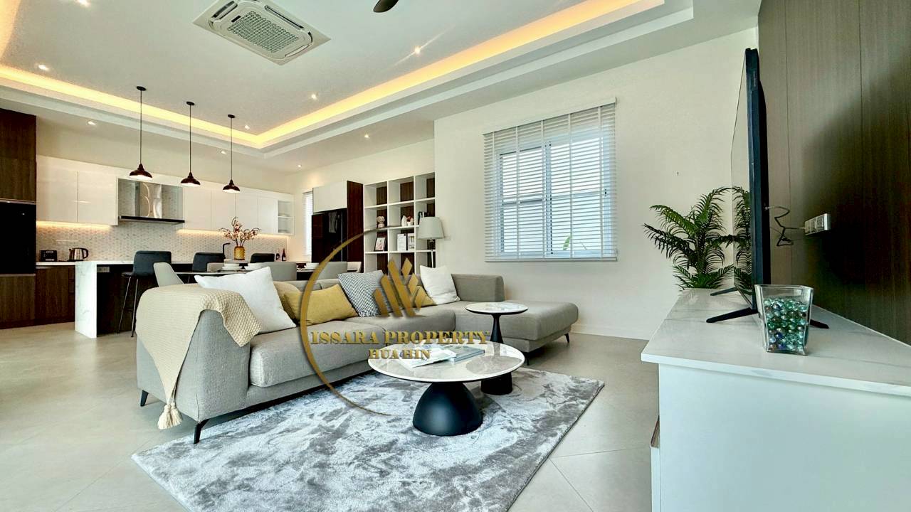Modern 3 Bedroom Luxury Pool Villa with Solar System – Hua Hin Soi 112