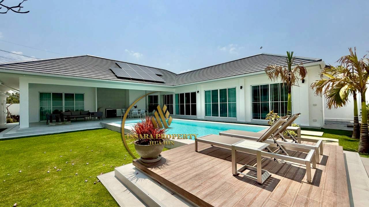 Modern 3 Bedroom Luxury Pool Villa with Solar System – Hua Hin Soi 112