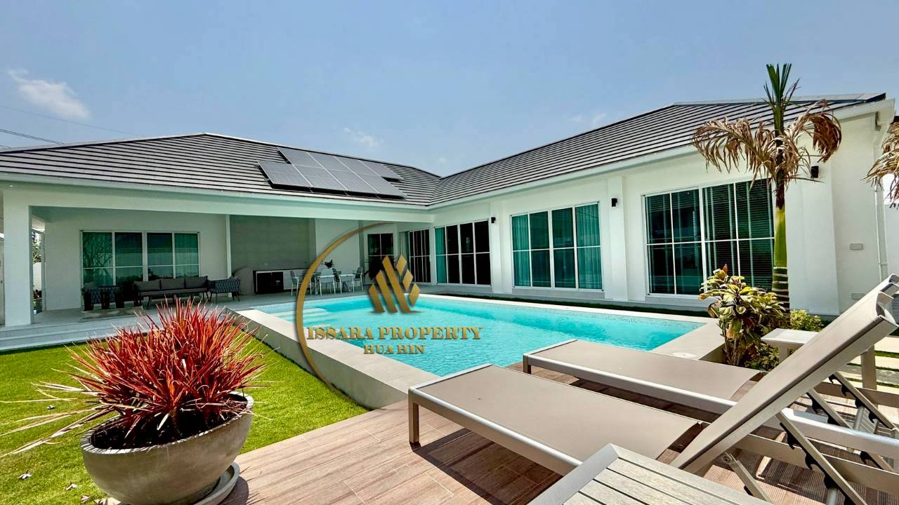 Modern 3 Bedroom Luxury Pool Villa with Solar System – Hua Hin Soi 112