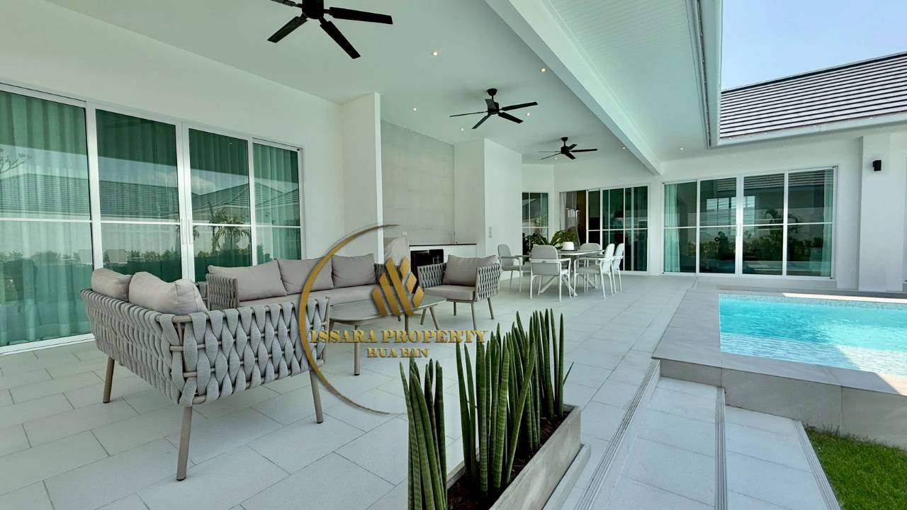 Modern 3 Bedroom Luxury Pool Villa with Solar System – Hua Hin Soi 112
